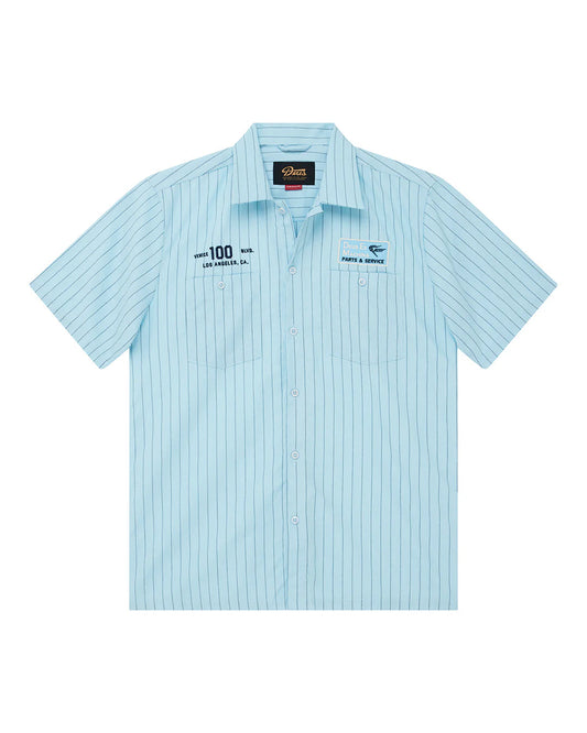 Deus ex Machina - FORECOURT STRIPE Sky Blue