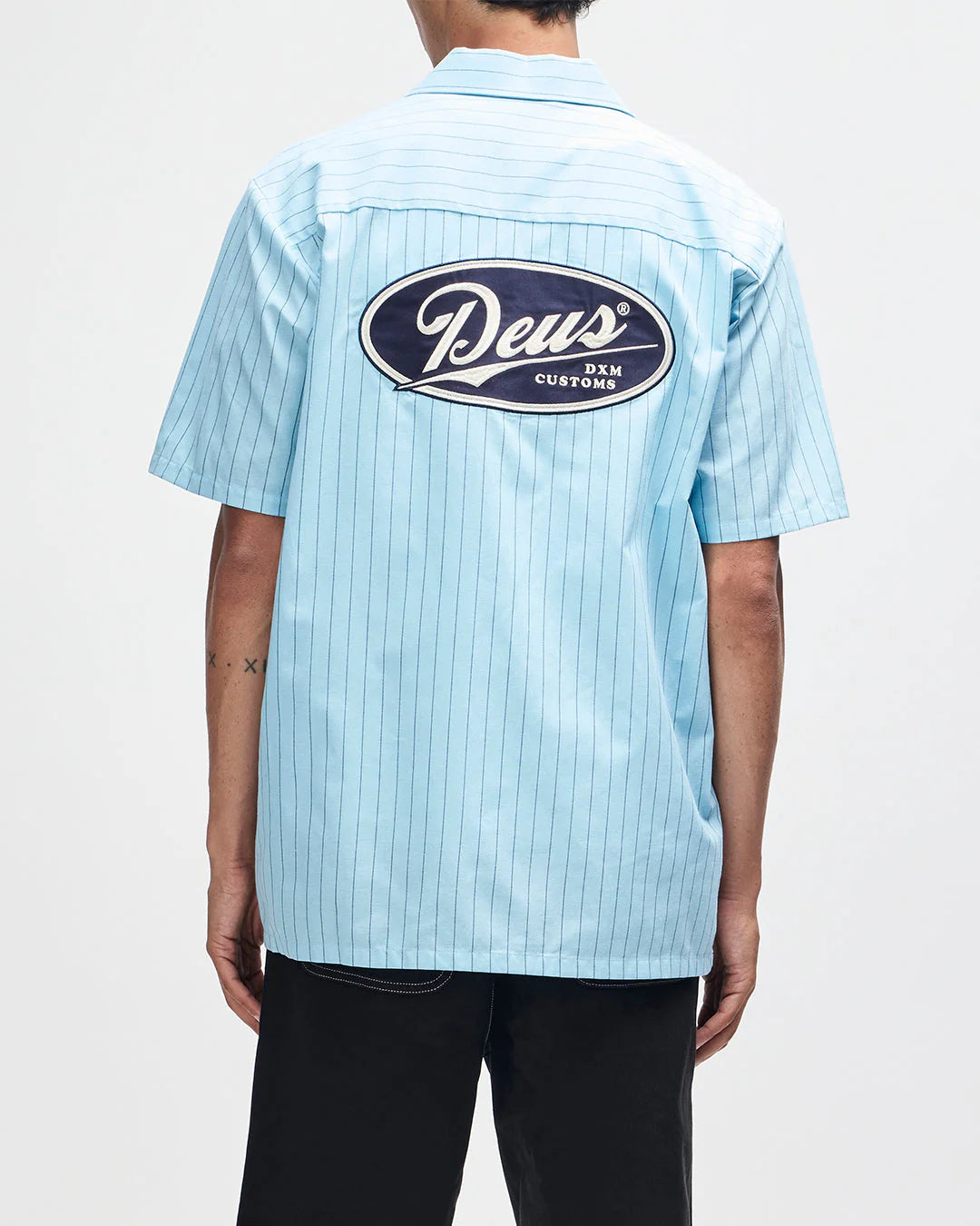 Deus ex Machina - FORECOURT STRIPE Sky Blue