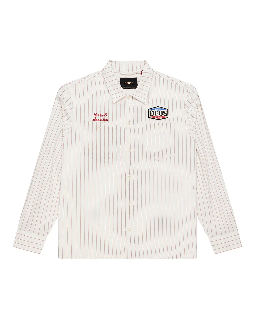Deus ex Machina - Forecourt Stripe Shirt white