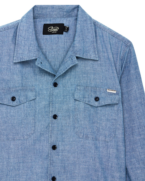 DEUS EX MACHINA FORECOURT DENIM SHIRT