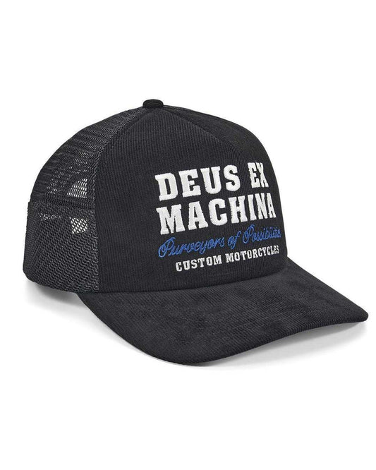 DEUS EX MACHINA - GUMSHOE CORD TRUCKER noir