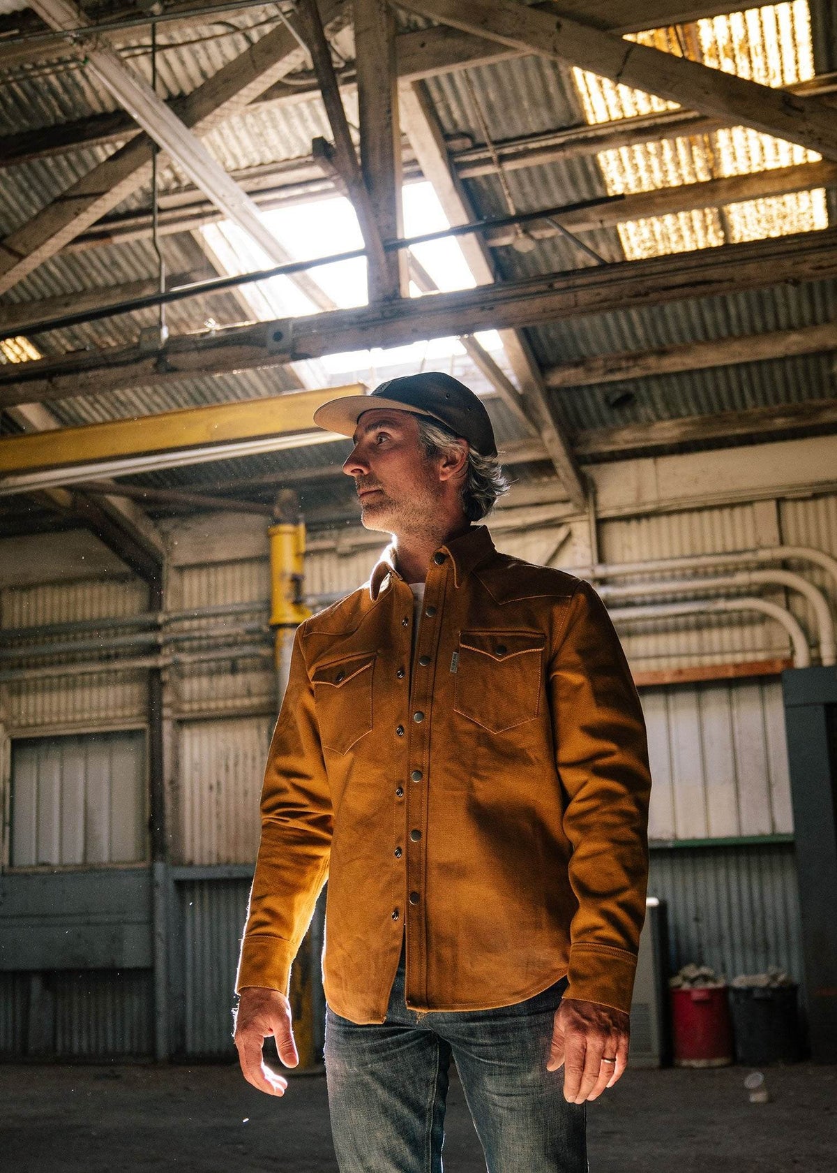 IRON AND RESIN - Fenceline Shirt cognac