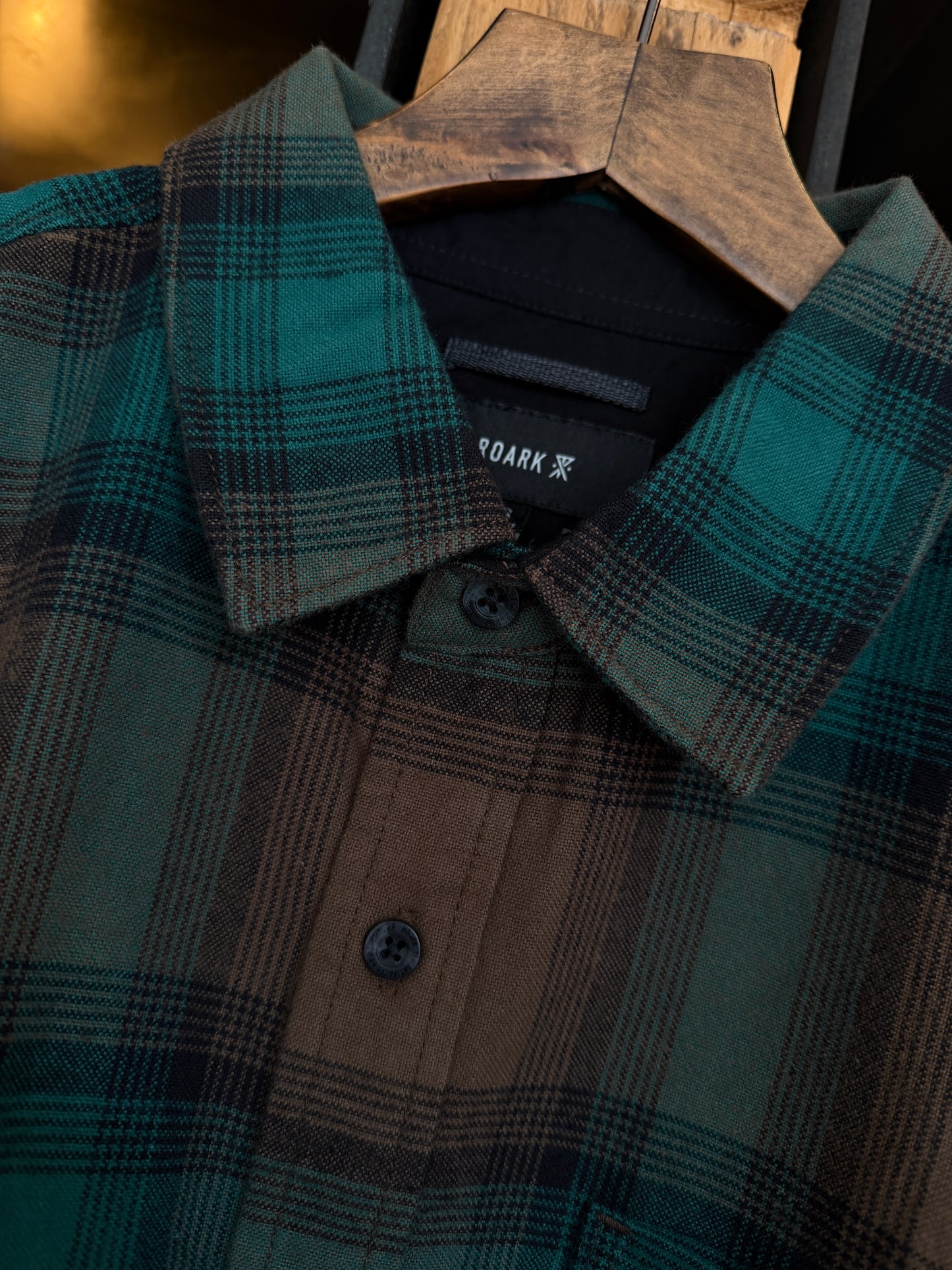 ROARK - Crossroads Flannel mushroom