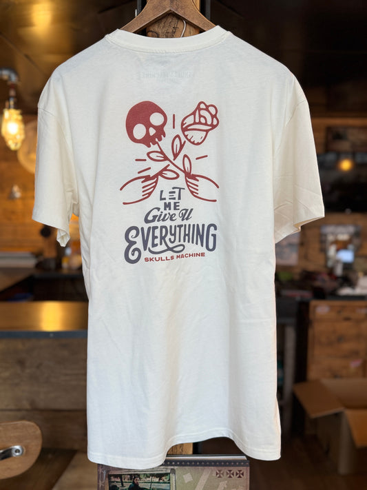 SKULLS MACHINE - T-shirt FLOWER oversize