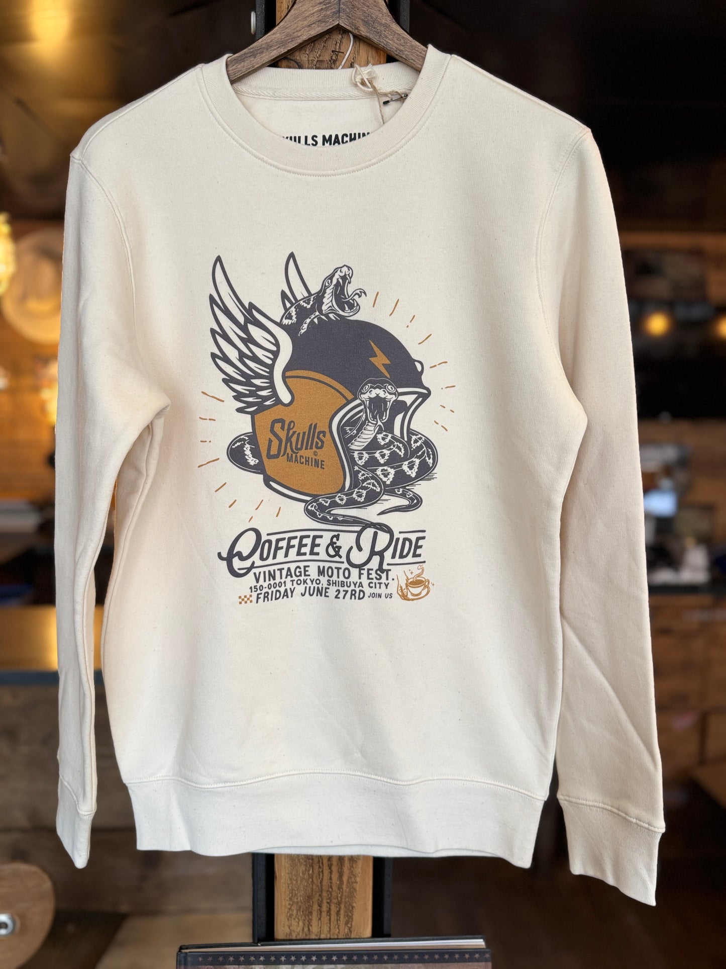 SKULLS MACHINE - sweat CROWNROAD