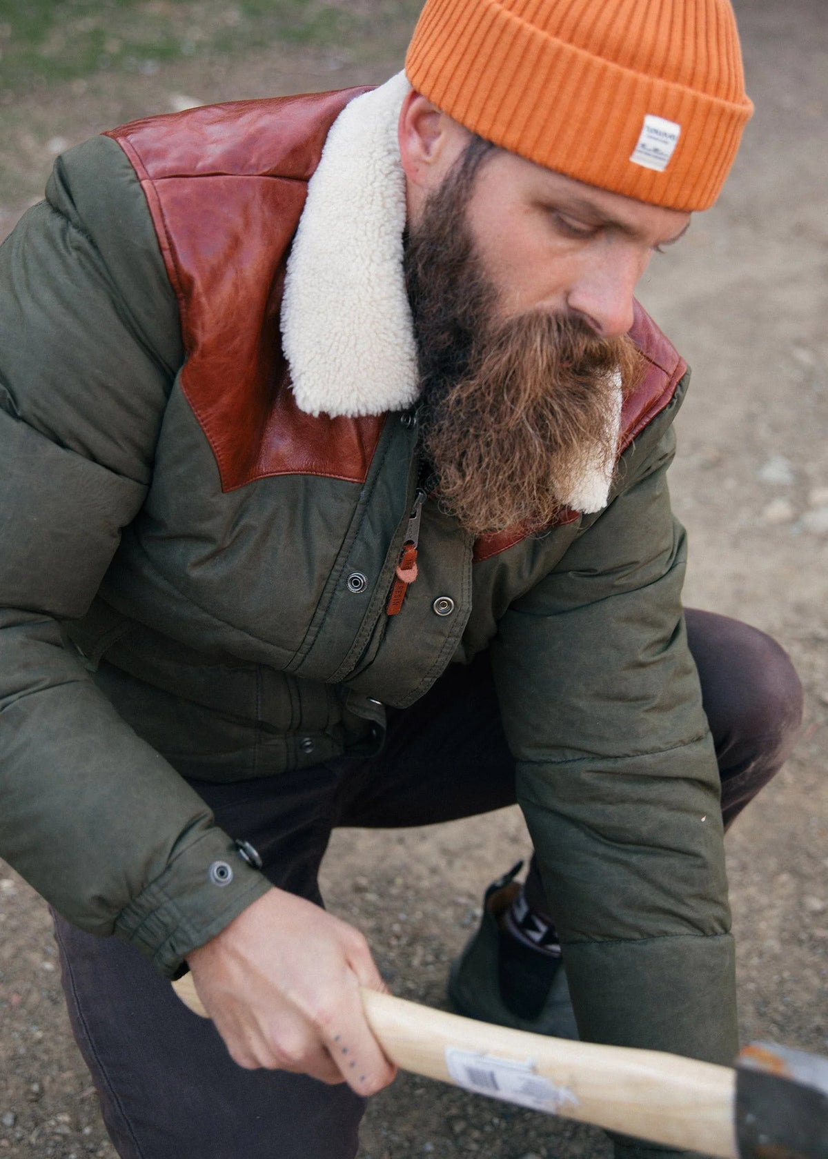 IRON AND RESIN - Basin Jacket olive