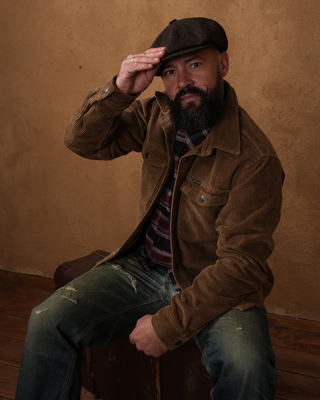 PIKE BROTHERS - 1967 CPO Shirt Light Brass Cord