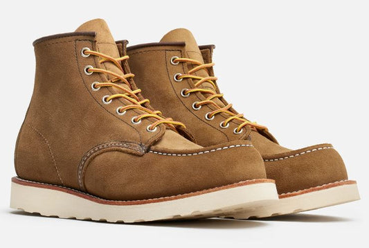 RED WING SHOES - 8881 6'' Classic Moc Toe Olive Mohave