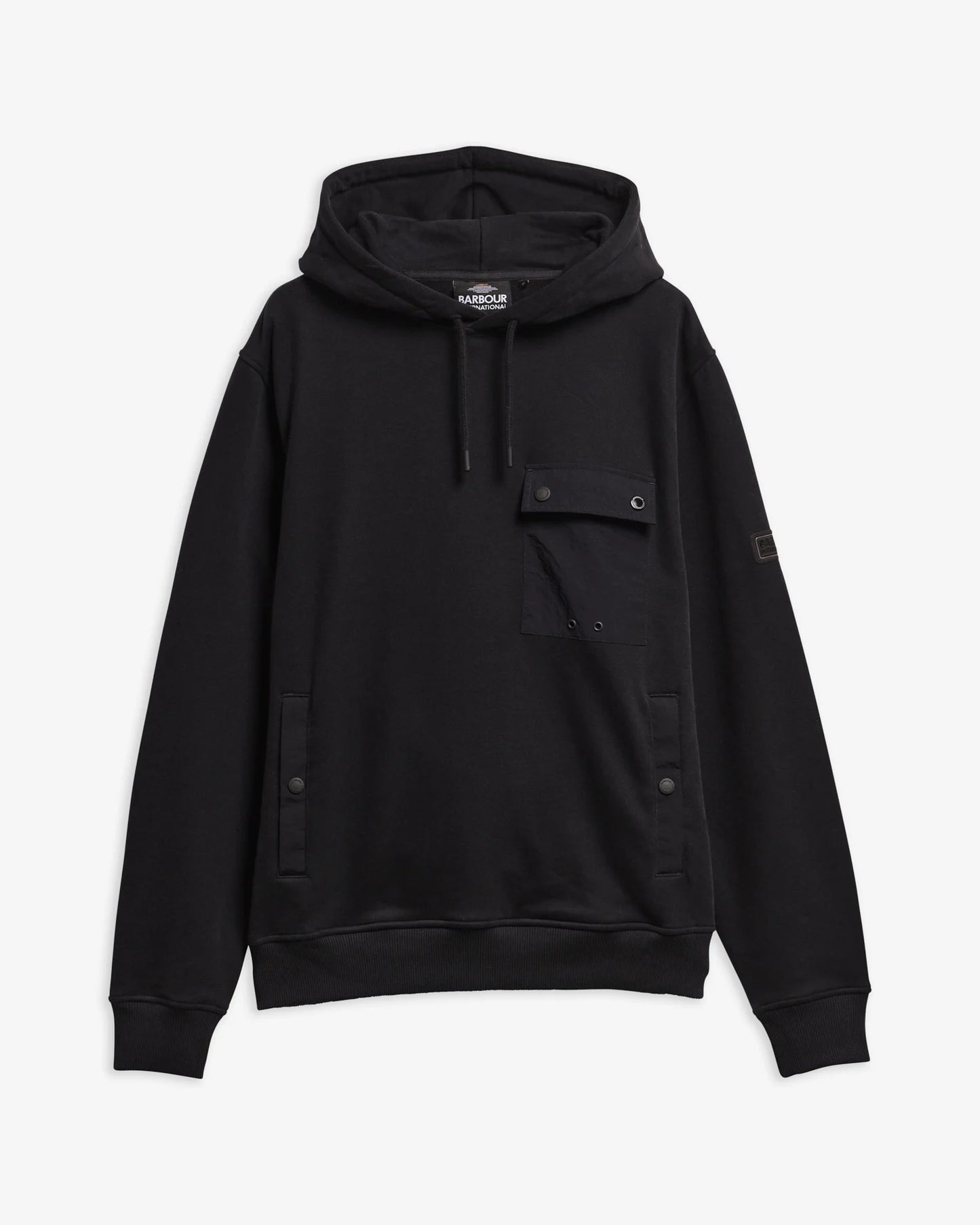 BARBOUR - Inline Hoodie black