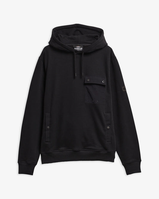 BARBOUR - Inline Hoodie black