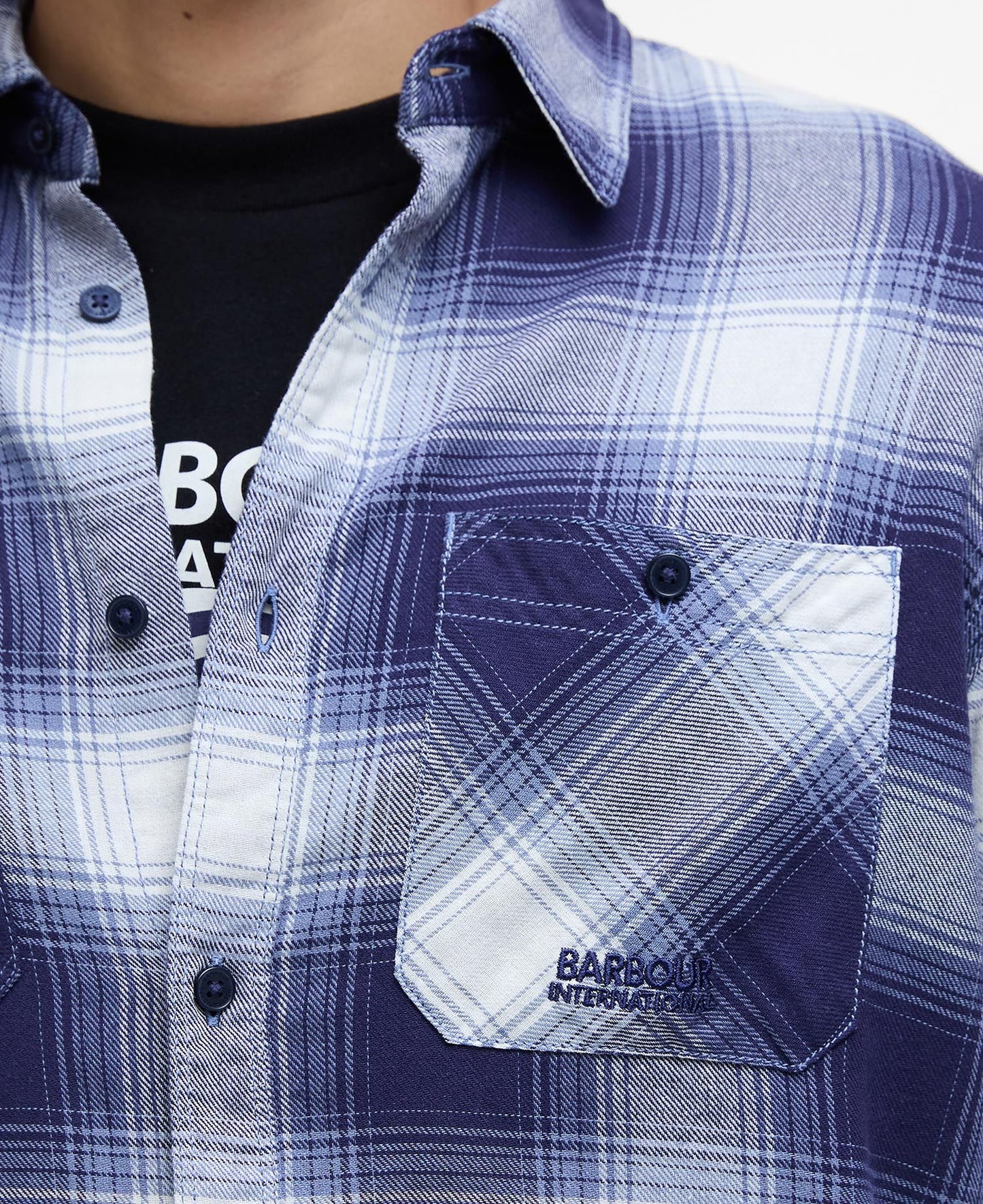 BARBOUR INTL BUFFALO OMBRE SHIRT