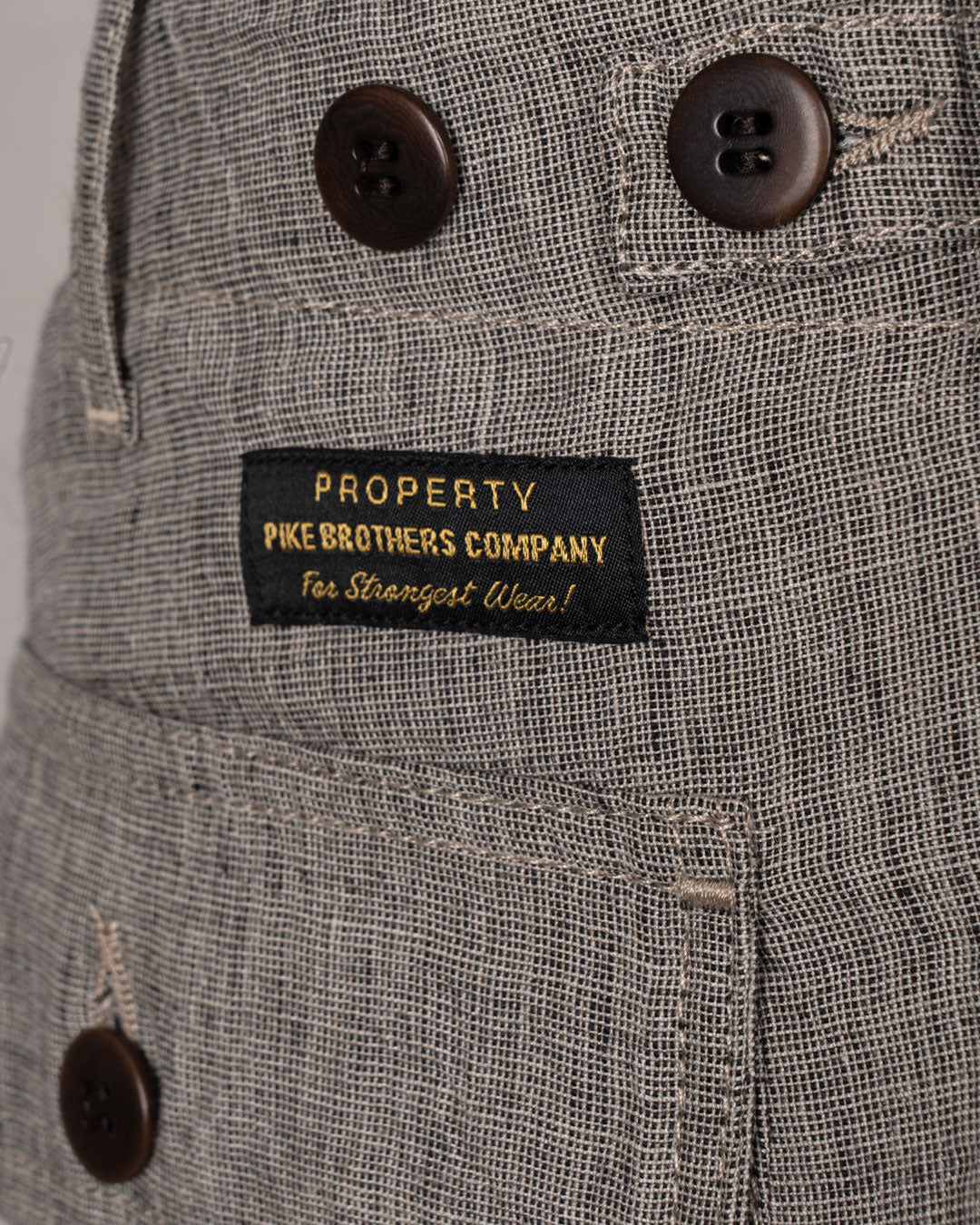 PIKE BROTHERS 1962 OG-107 SHORT SHERKIN GREY