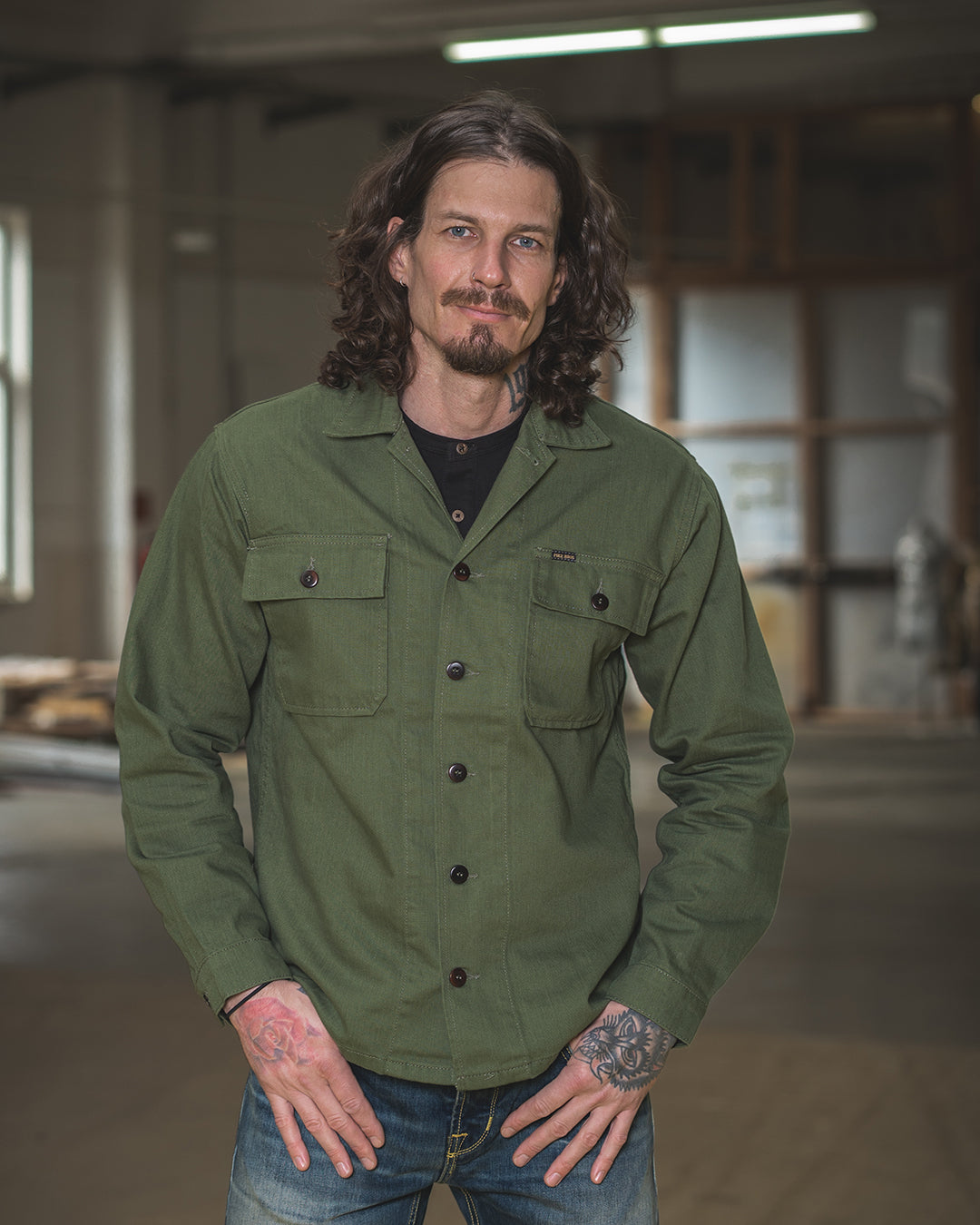 PIKE BROTHERS - 1962 OG-107 Shirt Olive