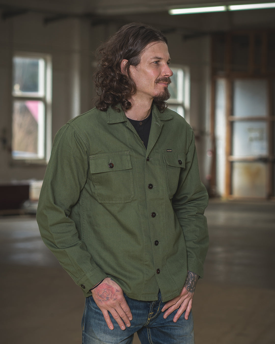 PIKE BROTHERS - 1962 OG-107 Shirt Olive