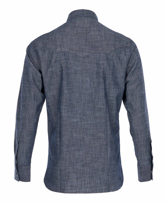 PIKE BROTHERS 1952 RIDER SHIRT HUABA BLUE