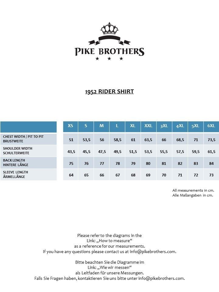 PIKE BROTHERS 1952 RIDER SHIRT HUABA BLUE