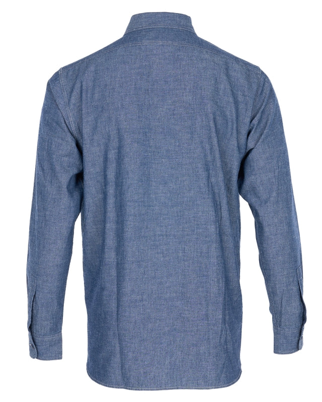 PIKE BROTHERS 1940 USN CHAMBRAY SHIRT HARBOR BLUE