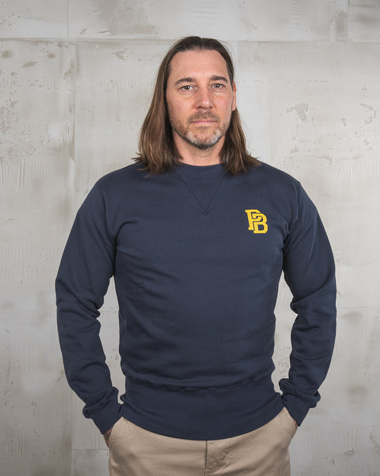 PIKE BROTHERS - 1945 Logo Sweater Navy