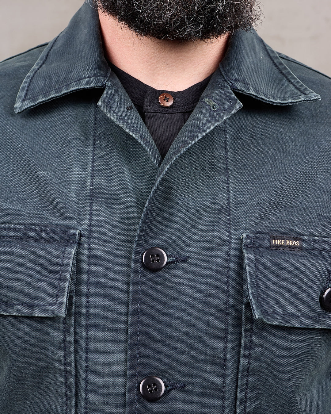 PIKE BROTHERS - 1962 OG-107 Shirt Grease Black