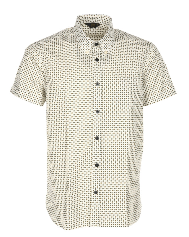 PIKE BROTHERS 1957 BEACH SHIRT HIGH TIDE WHITE