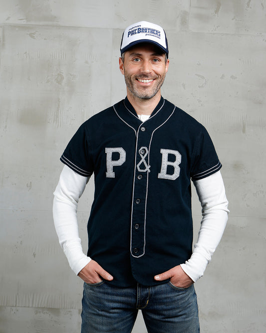 PIKE BROTHERS - 1938 Baseball Shirt Dark Navy
