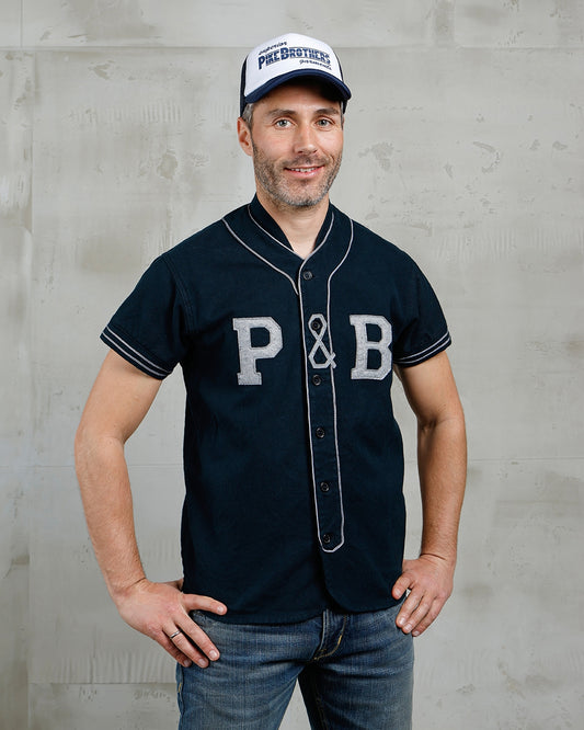 PIKE BROTHERS - 1938 Baseball Shirt Dark Navy