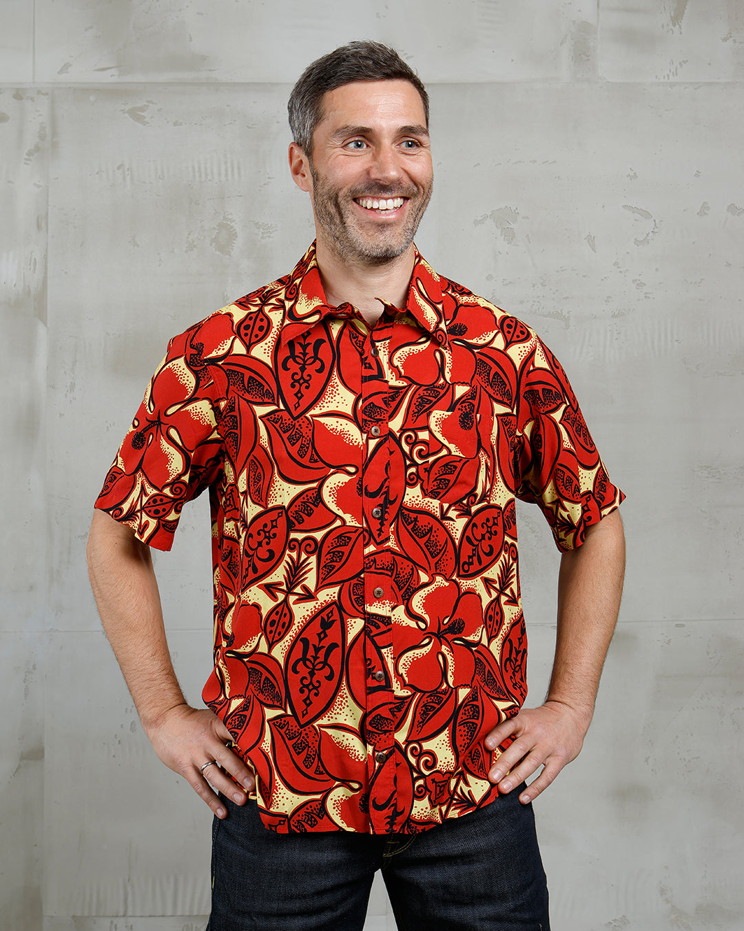 PIKE BROTHERS - 1948 Surf Shirt Random Red
