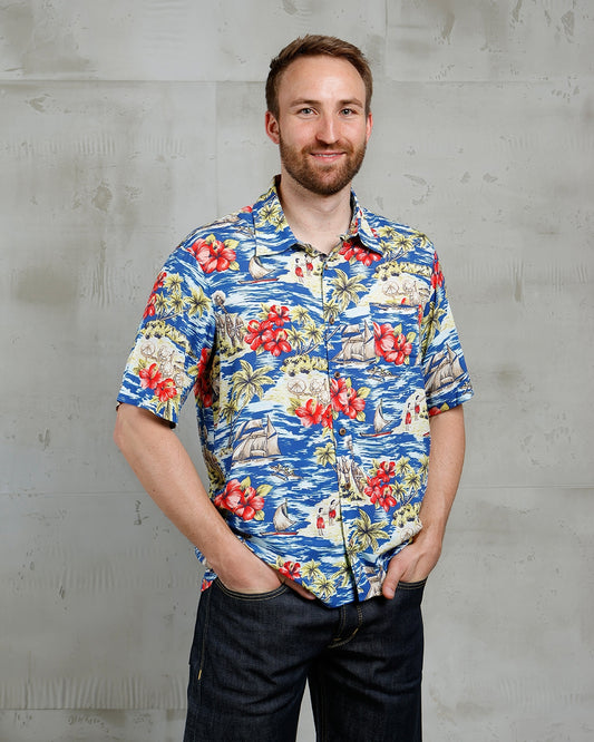 PIKE BROTHERS - 1948 Surf Shirt Random Blue