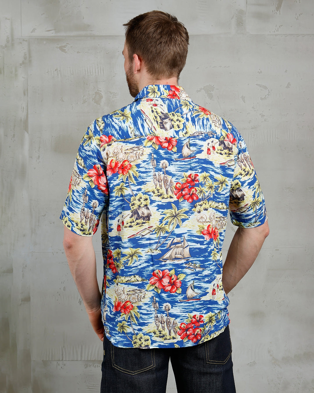 PIKE BROTHERS - 1948 Surf Shirt Random Blue