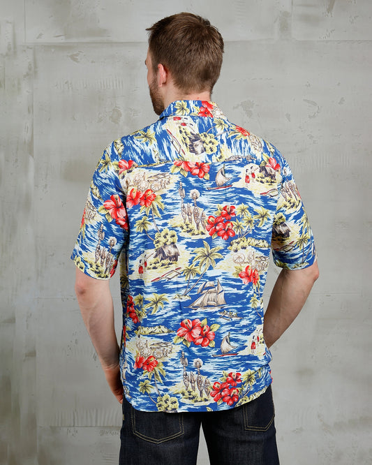 PIKE BROTHERS - 1948 Surf Shirt Random Blue