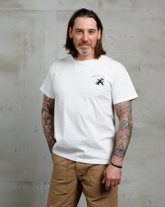 PIKE BROTHERS - 1969 Sports Tee Grim Reaper White