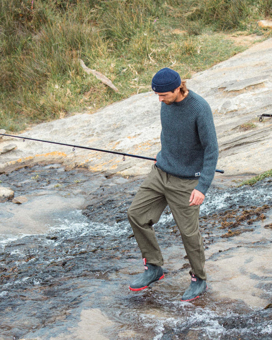 SALTY CREW - Harbor Fishermans Knit - Midnight Navy