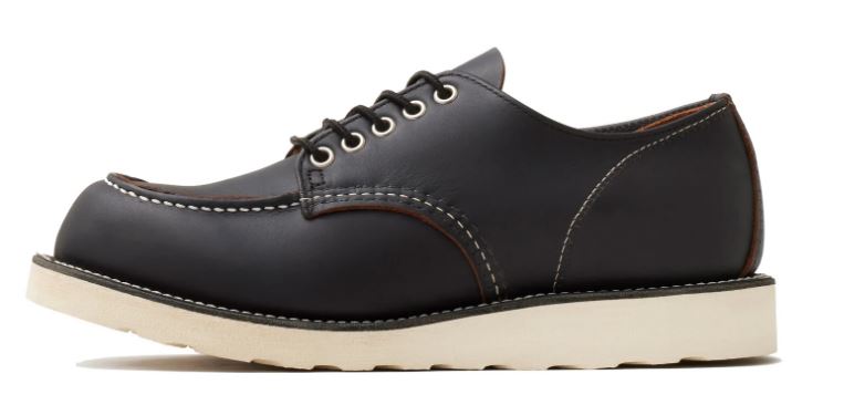 RED WING SHOES - 8090 Shop Moc Toe Oxford Black Prairie
