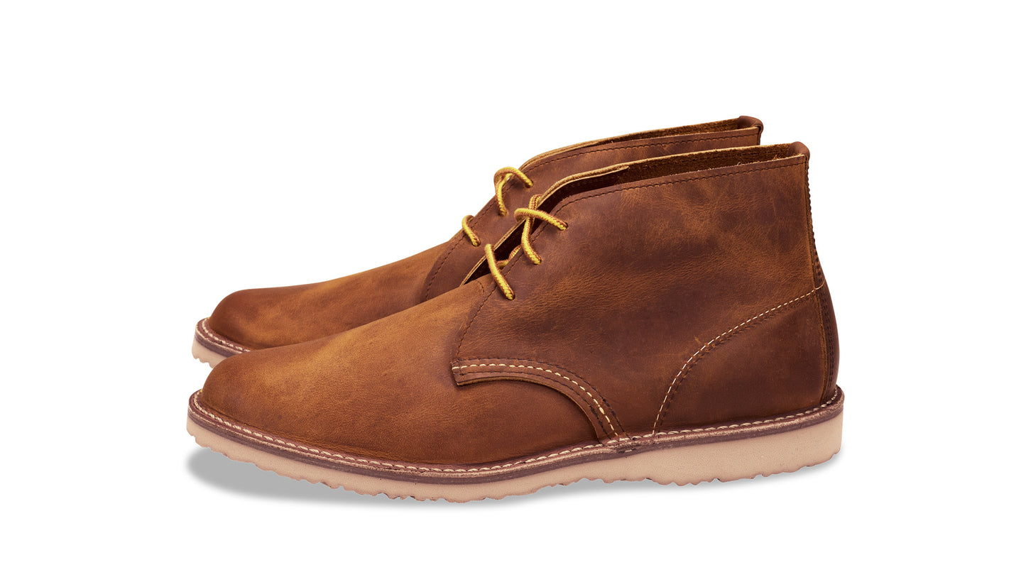 RED WING SHOES - 3322 Weekender Chukka Copper Rough & Tough