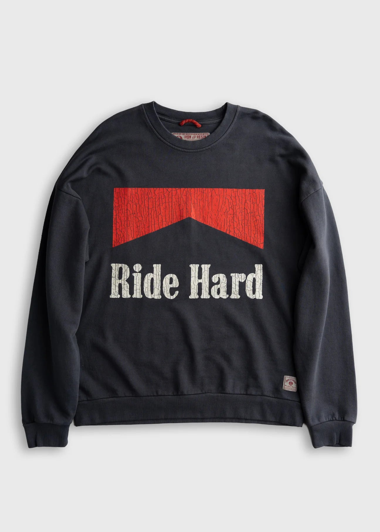 IRON AND RESIN - Ride Hard Roundneck Black
