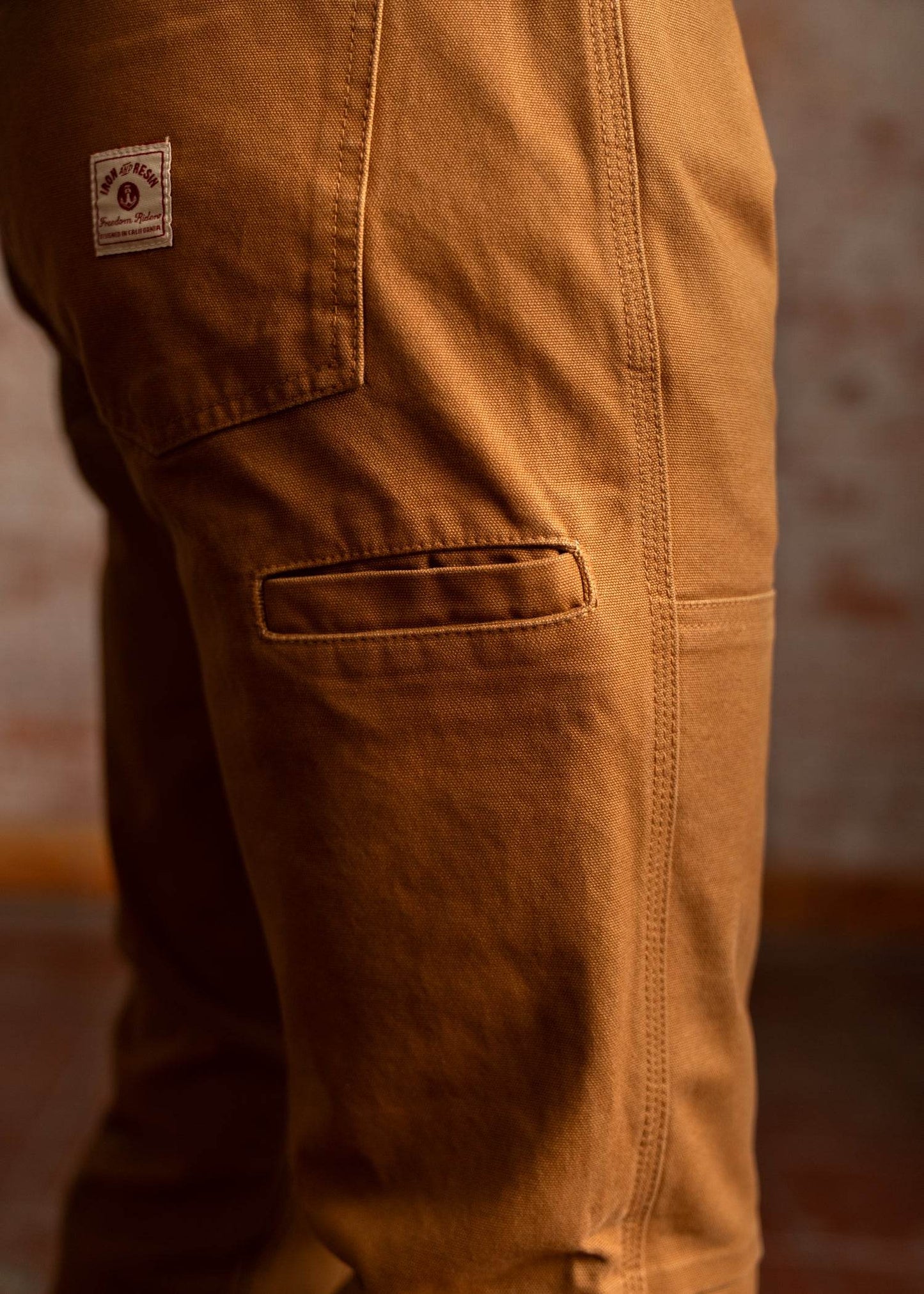 IRON AND RESIN - Anvil Work Pants COGNAC