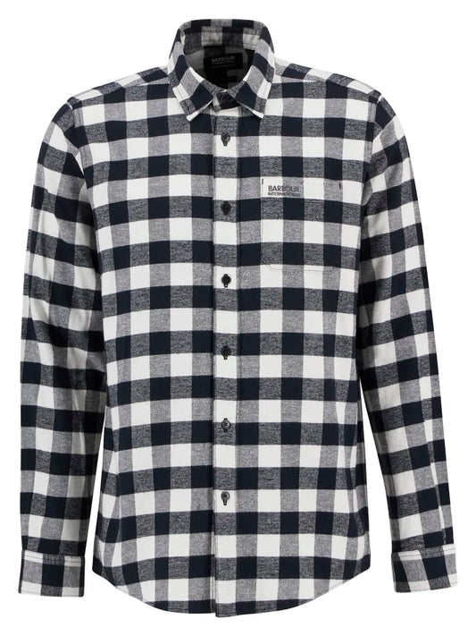 BARBOUR - Blackstreak Gingham Long-Sleeved Shirt