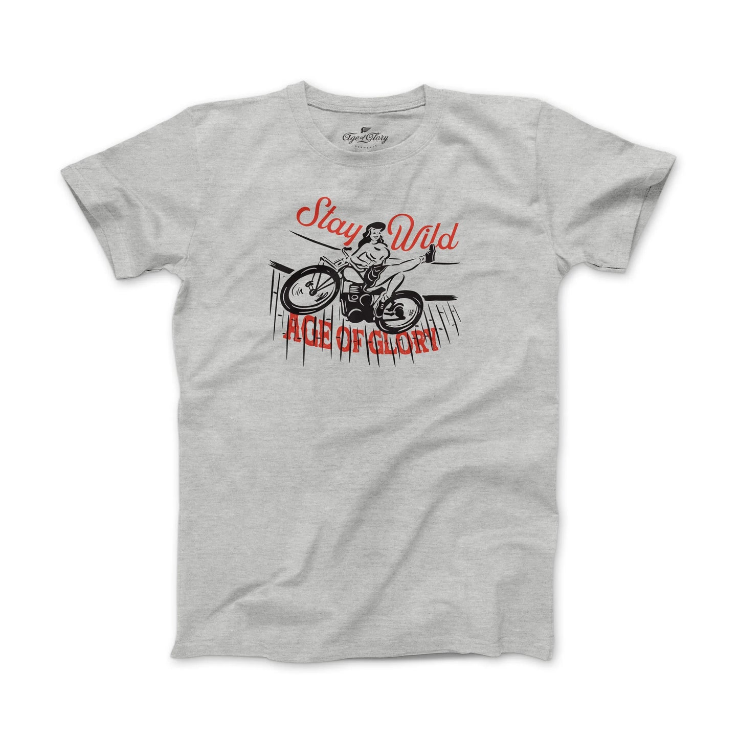 Age of Glory - Wall of Death Tee Heather Grey