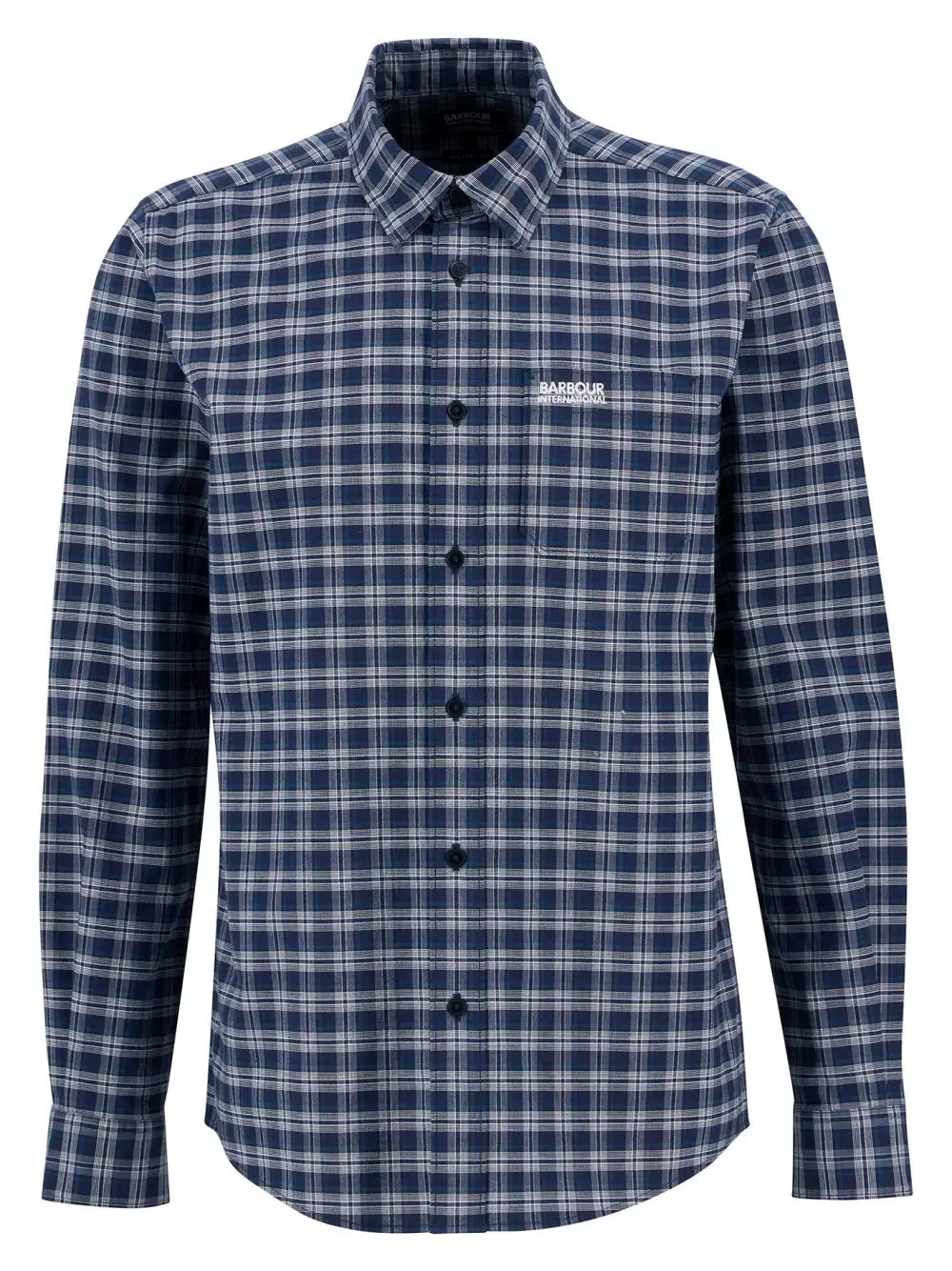 BARBOUR - Hawks check Oxford Shirt NAVY