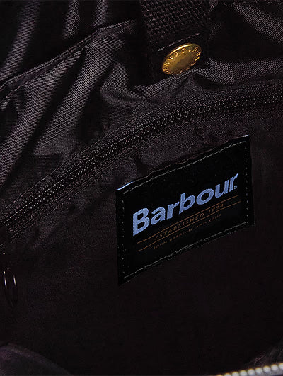 BARBOUR -  Field Wax Jacket Fold Over Backpack Olive/Black