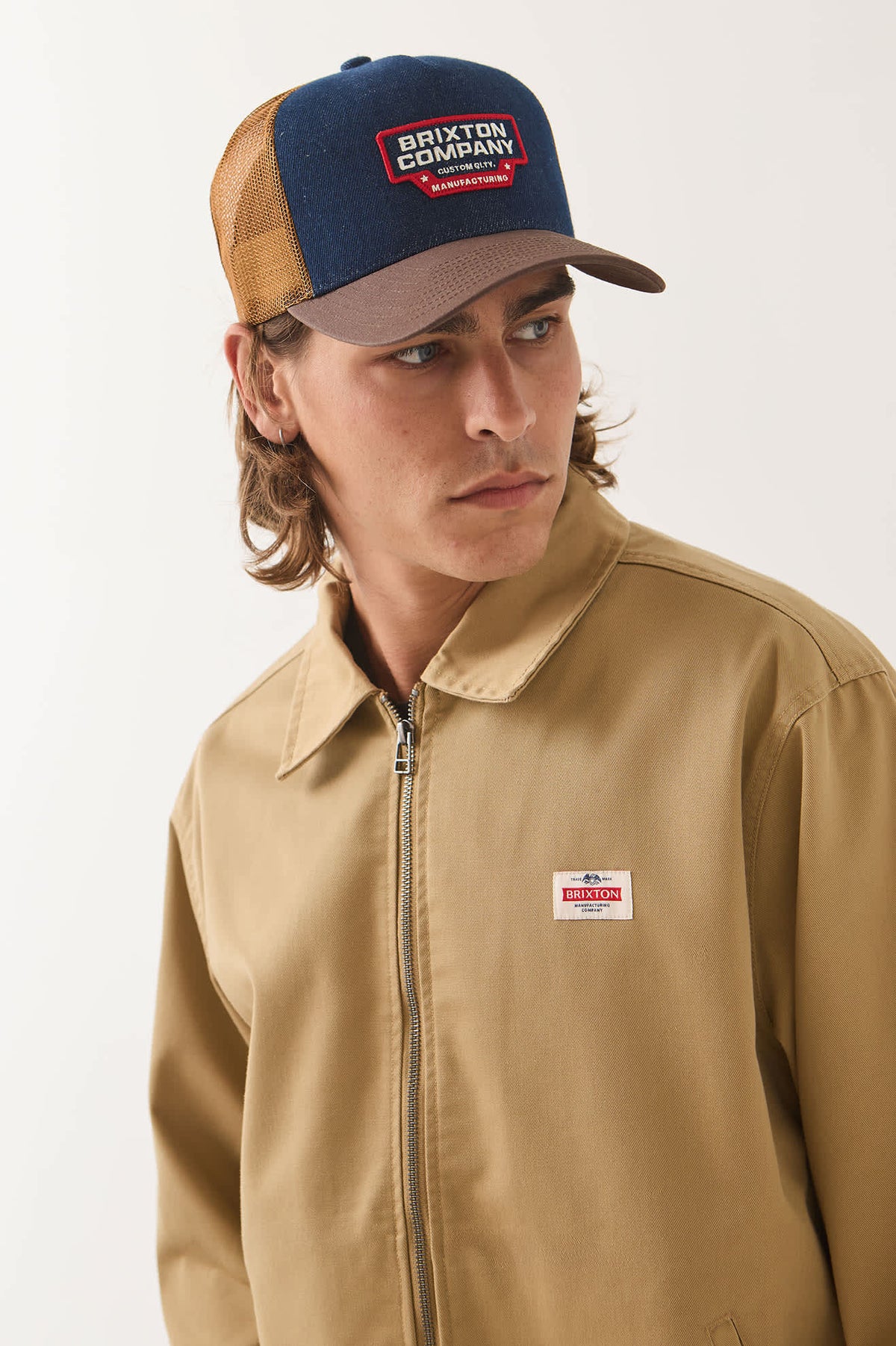 BRIXTON - Trademark Lightweight Garage Zip Jacket