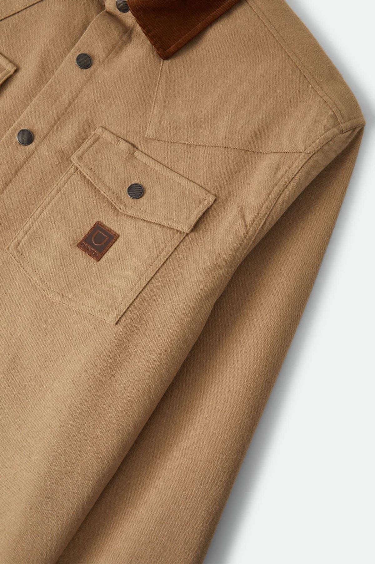 BRIXTON - Bowery Builders Ranch Performance Flannel brown