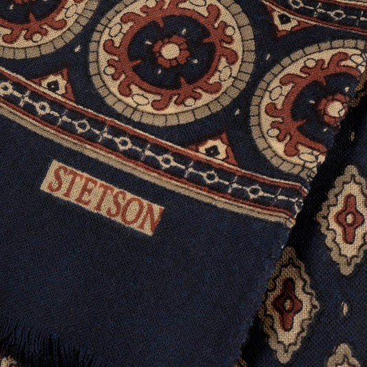 STETSON - Écharpe en Laine Ornamentals