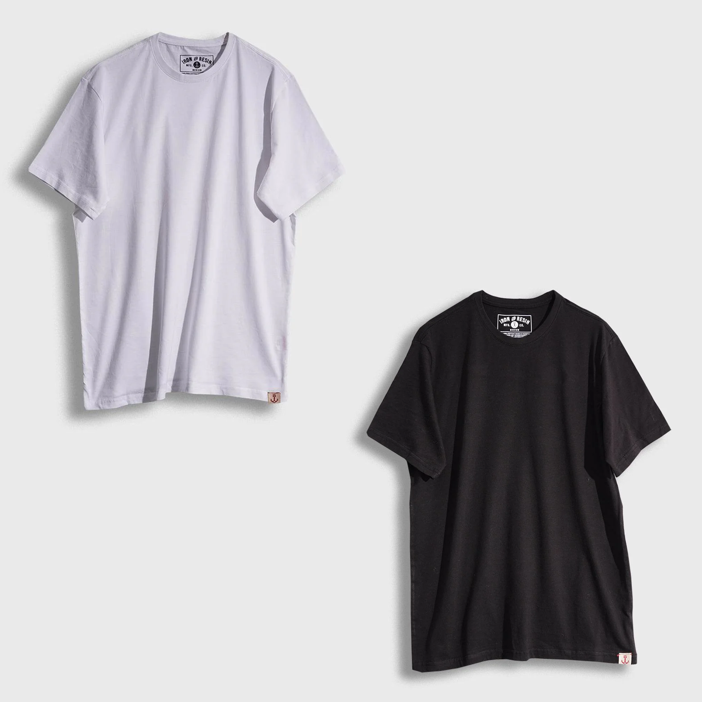 IRON AND RESIN - TEE BASIC (noir ou blanc)