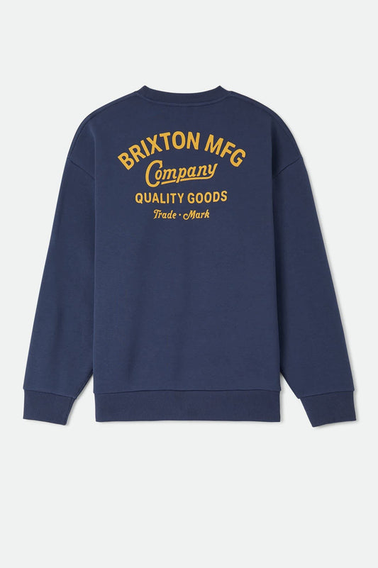 BRIXTON - Straton Crew navy
