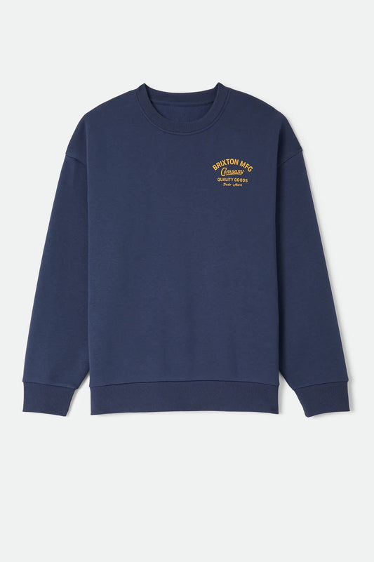 BRIXTON - Straton Crew navy