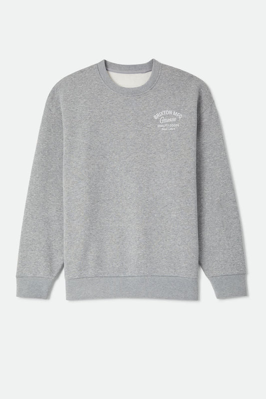 BRIXTON - Straton Crew grey