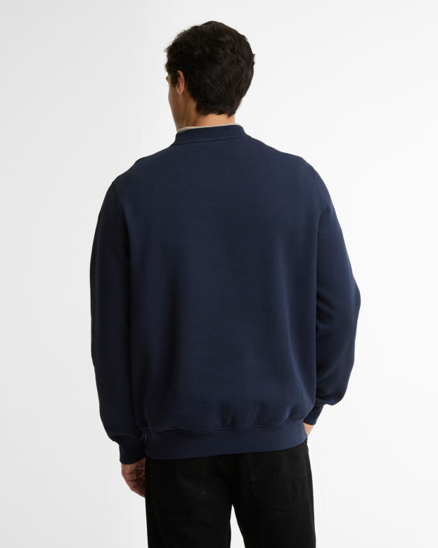 BARBOUR - BURNETT SWEATSHIRT navy blazer