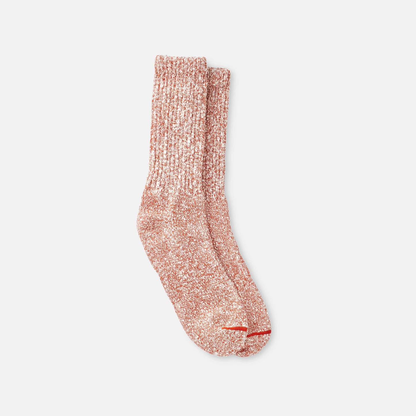 RED WING - Chaussettes en coton chiné - Blanc/rouge