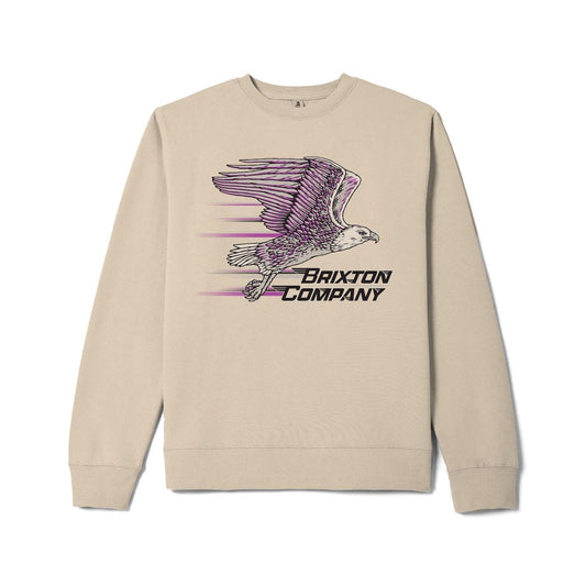 BRIXTON - Free Crew sweater bone